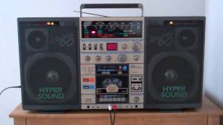 Conion C126F Gold Face Boombox Ghettoblaster Collection [upl. by Ligetti52]