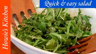 Simple arugula salad recipe [upl. by Reiners]