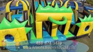 Inflatable Obstacle Course Rental  Phoenix Scottsdale AZ  Shock Wave Obstacle Course [upl. by Palecek]