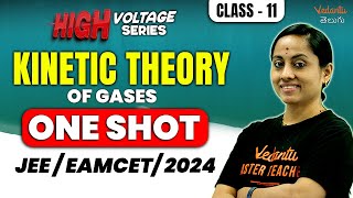 Kinetic Theory of Gases Class 11 One Shot  Physics Chapter 13  Vedantu Telugu  JEEEAMCET 2024 [upl. by Thursby]