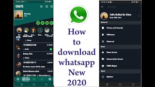 how to download whatsapp new version 2020 tamil [upl. by Berners]