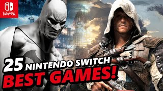 TOP 25 BEST Nintendo Switch AAA Western Games [upl. by Anemaj]