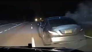 😮🤣408 HP Mercedes CLS550 viciously dominates American V8 Police car Dusted Imagine a CLS63 AMG PP [upl. by Neret]