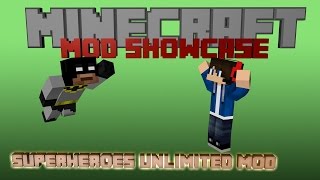 Superheroes Unlimited Mod 164  Minecraft Mod Showcase 1 [upl. by Vinita]