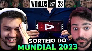 CONFRONTOS DA LOUD DEFINIDOS NO MUNDIAL Sorteio Playin Worlds 2023 [upl. by Itoc]