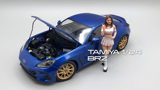 TAMIYA 124 SUBARU BRZ ZD8 FULL BUILD [upl. by Olemrac]