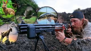 50 cal Air Rifle Catch amp Cook Movie  The Seneca Dragon Claw [upl. by Sidalg]