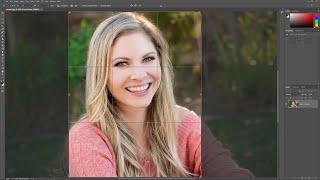 How to Crop Images in Photoshop with the Crop Tool [upl. by Alake]