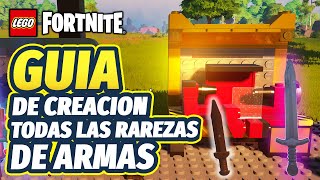 🛠️GUÍA DE FABRICACIÓN DE TODAS LAS ARMAS  Lego Fortnite [upl. by Acilef]