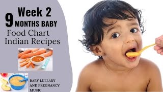 9 months baby Food Ideas 💡 Week 2  7 days routine 👶🏻🍚 babyfoodtips 9monthbaby babylullaby [upl. by Ejroj]