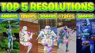 The BEST 5 Stretched Resolutions in Fortnite OG Season HUGE FPS BOOST [upl. by Lurleen]