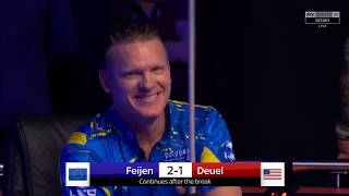 2018 partypoker Mosconi Cup Niels Feijen vs Corey Deuel [upl. by Lieno]