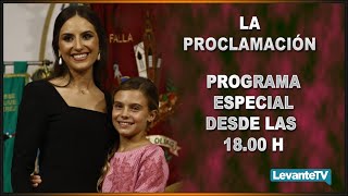 Vive la proclamación de las Falleras Mayores de València 2024 en Levante Televisión [upl. by Tiphane705]