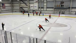 Anaheim Ducks  Skating Drill on Day 3 of Development Camp [upl. by Tarrah]