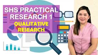 SHS PRACTICAL RESEARCH 1 QUALITATIVE RESEARCH complete PPT lessons practicalresearch qualitative [upl. by Antsirhc]