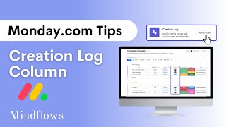 Mondaycom Tips  Creation Log Column [upl. by Socem]