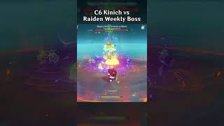 C6 KINICH VS RAIDEN WEEKLY BOSS [upl. by Anigroeg450]