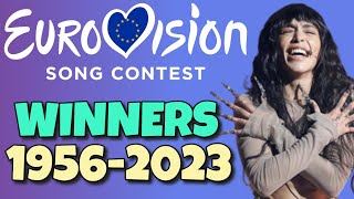 All Winners of the Eurovision Song Contest 19562023 [upl. by Eboh]