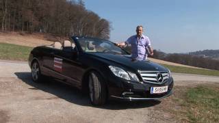 Mercedes E 500 Cabrio  Weekend Magazin Autotest [upl. by Nnylassej192]