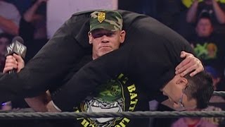 John Cena attacks Todd Grisham Raw November 6 2006 [upl. by Ignacia]