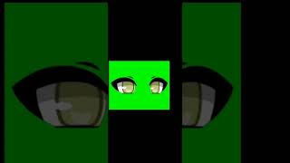 Gacha eye blink green screen  ask permission to use  gacha shorts gachagreenscreen gachalife [upl. by Kamilah]