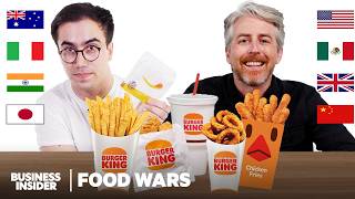 Comparing Burger King Across 8 Different Countries  Food Wars  Insider Food [upl. by Enelrad]