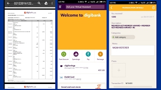 Digibank  How to Refer N Earn   Full Tutorial  DBS BANK INDIA [upl. by Sparkie]