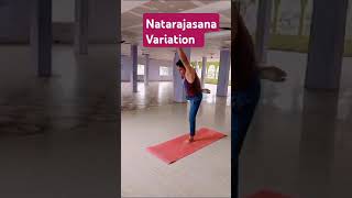 NATARAJASANA VARIATION FOR YOUR HANDS LEGS AND BODY BALANCE ♎♎♎♎ [upl. by Leiram]