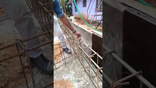 Developing Length of Plinth Beem പ്ലിന്ത് ബീമിന്റെ സ്റ്റീൽ ഘടന construction buildingconstruction [upl. by Aileen]