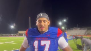 Carlos Talton postgame interview after Midway beats Leander Rouse [upl. by Claudelle677]