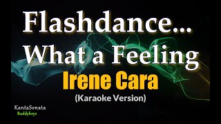 FlashdanceWhat A Feeling  Irene Cara Karaoke Version [upl. by Ecienahs919]