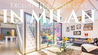 Exclusive Designer Loft With A Pool Spa And Theatre For Sale in Milano  Lionard [upl. by Nnairam573]