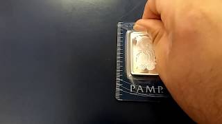 DIY 1oz PAMP SUISSE Silver Fortuna Bezel Pendant with 30quot Venetian Box Chain [upl. by Abdulla]