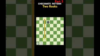 Ladder Mate  How to Checkmate With Two Rooks  Checkmate Pattern Series chess [upl. by Bozuwa]