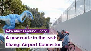 New Cycling Route in the East  Changi Airport Connector [upl. by Gabbie]