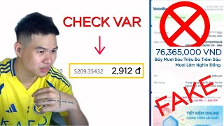 TỔ VAR RAMBO CHECK SAO KÊ CỨU TRỢ PHÁT HIỆN MOD BỊ LỪA TIỀN FAKE BILL [upl. by Seleta491]