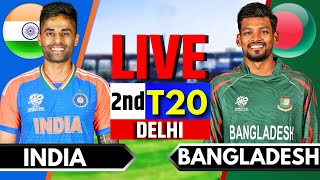 India vs Bangladesh 2nd T20  Live Cricket Match Today  IND vs BAN Live Match Today  IND vs BAN [upl. by Bast]