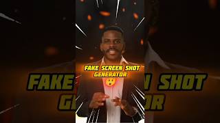 Fake screen shot generator 😲ytshorts fake screenshot generator techvideos [upl. by Hcone]