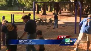 Roseville park gets a makeover [upl. by Nrobyalc]