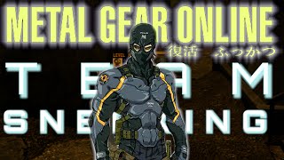 METAL GEAR ONLINE  50 Minutes Of NonStop TEAM SNEAKING 4k60fps [upl. by Niki]