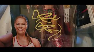 Wrestlecon 2024 Philadelphia  Ronda Rousey Autographed Collection [upl. by Zumstein431]