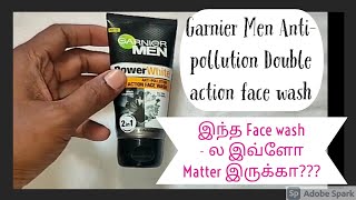 Garnier Men Double action face wash review in tamilGarnier Men face wash benefits Danus Tips [upl. by Edieh978]