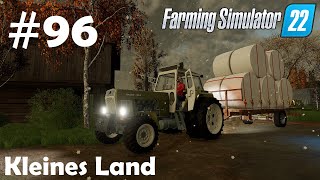 LS22 Kleines Land 96 Gerste amp Silage verkaufen mitten im Schneegestöber  Farming Simulator 22 [upl. by Llertak926]