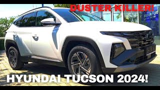 Test cu noul Hyundai Tucson 2024 16 turbo 160 CP de 27700 euro TVA inclus Duster 12 TCe Killer [upl. by Sherrill457]