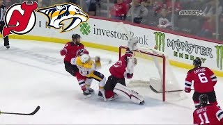 New Jersey Devils OT Loss to Nashville Predators in 40 Seconds [upl. by Huba491]