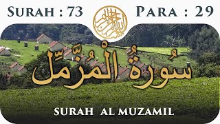 73 Surah Al Muzzammil  Para 29  Visual Quran with Urdu Translation [upl. by Hcib]