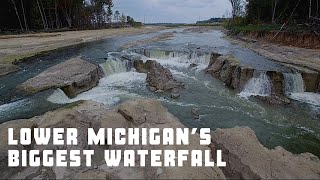 Rapids and Waterfalls at Edenville Dam  Wixom Lake [upl. by Dumas956]