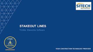 Siteworks  08  Stakeout Lines [upl. by Annahaj]