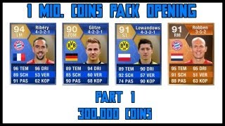 300000 Coins TOTS Bundesliga Pack Opening PS3  1 Mio Coins Pack Opening Part 1 FIFA 13 [upl. by Issiah]