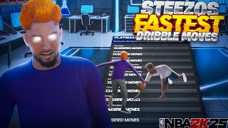 THE 1 FASTEST DRIBBLE SIGS IN NBA 2K25  THESE MOVES WILL BREAK NBA 2K25  HOW TO DRIBBLE FASTER [upl. by Sharp]